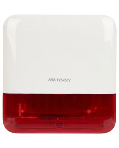 DS-PS1-E-WE Red Indicator. Оповещатель свето-звуковой радиоканальный уличный. AX PRO Hikvision в Сочи