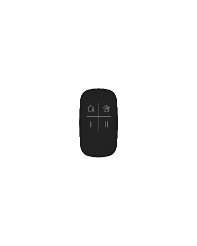 DS-PKF1-WE (цв. черный). Брелок 4-х кнопочный с обратной связью. AX PRO Hikvision в Сочи