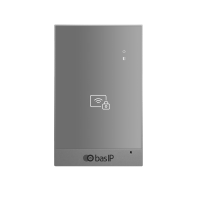 CR-02BD SILVER. Контроллер со встроенным считывателем. BAS-IP