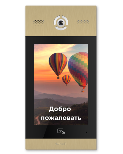 AA-14FB GOLD. Вызывная панель подъездного IP-домофона. BAS-IP в Сочи