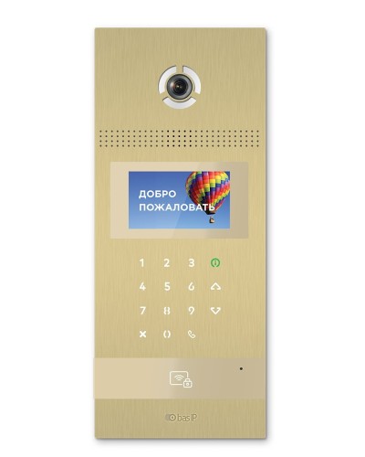 AA-12FB GOLD. Вызывная панель подъездного IP-домофона. BAS-IP в Сочи