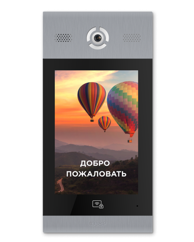 AA-14FB SILVER. Вызывная панель подъездного IP-домофона. BAS-IP в Сочи
