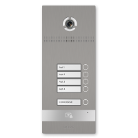 BI-04FB SILVER. Вызывная панель IP-домофона. BAS-IP