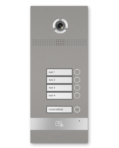 BI-04FB SILVER. Вызывная панель IP-домофона. BAS-IP в Сочи