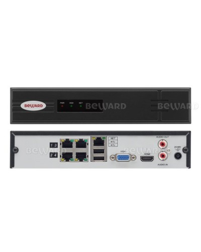 BK0104H2-P4. IP-видеорегистратор 4-канальный. Beward в Сочи