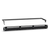 PL-24-Cat.6-Dual-IDC-ext. (11539c): Патч-панель 19"