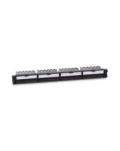 PL-24-KJ-RJ45-Cat.6-180T (11831c): Патч-панель 19" (1U), 24 порта RJ-45, категория 6, с задним кабельным организатором в Сочи