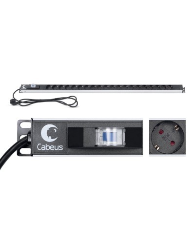 PDU-16-20S-B (9551c). Блок розеток. CABEUS в Сочи