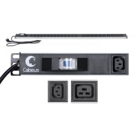 PDU-16-14C13-10C19-B-C14 (9553c). Блок розеток. CABEUS