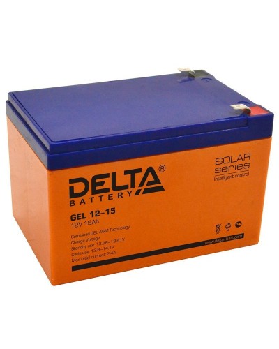 Delta GEL 12-15. Аккумулятор герметичный свинцово-кислотный. Delta в Сочи