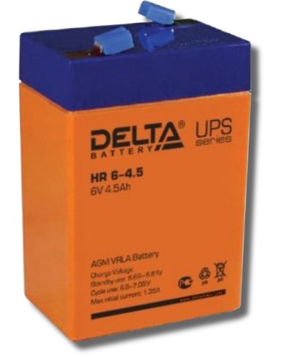Delta HR 6-4.5. Аккумулятор герметичный свинцово-кислотный. Delta в Сочи