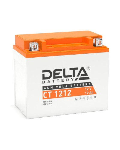 Delta CT 1212. Аккумулятор герметичный свинцово-кислотный стартерный. Delta в Сочи