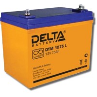 Delta DTM 1275 L. Аккумулятор герметичный свинцово-кислотный. Delta
