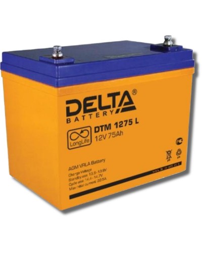 Delta DTM 1275 L. Аккумулятор герметичный свинцово-кислотный. Delta в Сочи