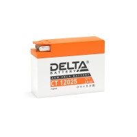 Delta CT 12025. Аккумулятор герметичный свинцово-кислотный стартерный. Delta
