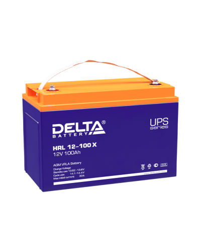 Delta HRL 12-100 X. Аккумулятор герметичный свинцово-кислотный. Delta в Сочи