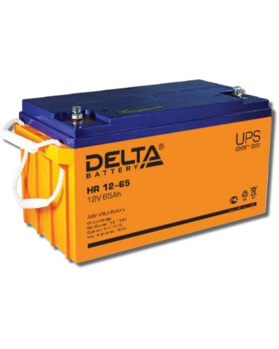 Delta HR 12-65. Аккумулятор герметичный свинцово-кислотный. Delta в Сочи