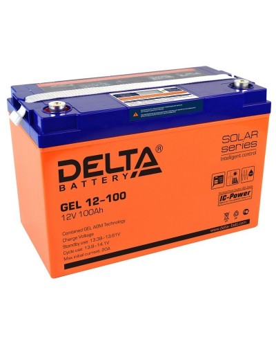 Delta GEL 12-100. Аккумулятор герметичный свинцово-кислотный. Delta в Сочи
