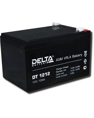 Delta DT 1212. Аккумулятор герметичный свинцово-кислотный. Delta в Сочи