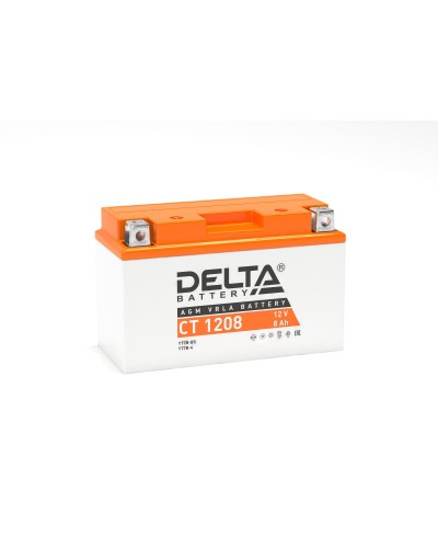 Delta CT 1208. Аккумулятор герметичный свинцово-кислотный стартерный. Delta в Сочи
