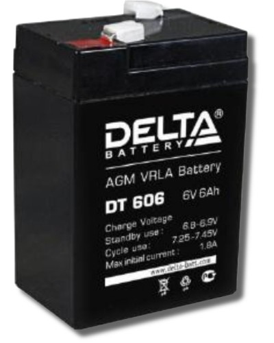 Delta DT 606. Аккумулятор герметичный свинцово-кислотный. Delta в Сочи