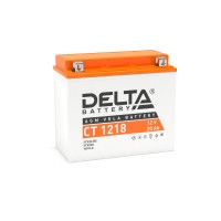 Delta CT 1218. Аккумулятор герметичный свинцово-кислотный стартерный. Delta