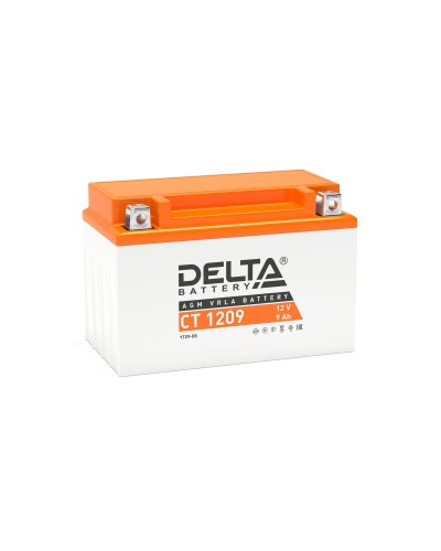 Delta CT 1209. Аккумулятор герметичный свинцово-кислотный стартерный. Delta в Сочи
