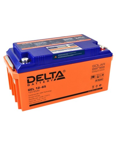 Delta GEL 12-65. Аккумулятор герметичный свинцово-кислотный. Delta в Сочи