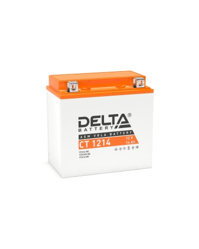 Delta CT 1214. Аккумулятор герметичный свинцово-кислотный стартерный. Delta в Сочи