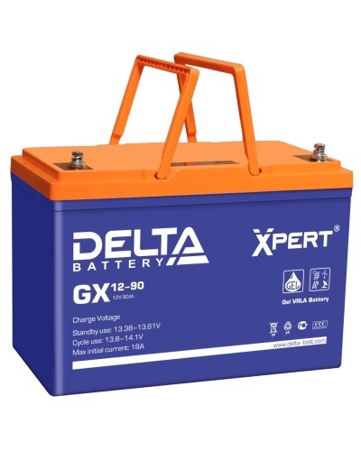 Delta GX 12-90. Аккумулятор герметичный свинцово-кислотный. Delta в Сочи