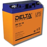 Delta HR 12-18. Аккумулятор герметичный свинцово-кислотный. Delta