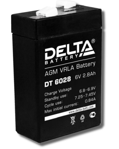 Delta DT 6028. Аккумулятор герметичный свинцово-кислотный. Delta в Сочи
