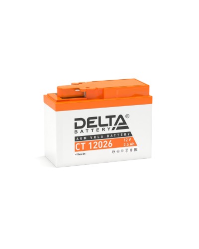 Delta CT 12026. Аккумулятор герметичный свинцово-кислотный стартерный. Delta в Сочи