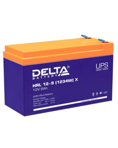 Delta HRL 12-9 X (1234W). Аккумулятор герметичный свинцово-кислотный. Delta в Сочи