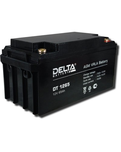 Delta DT 1265. Аккумулятор герметичный свинцово-кислотный. Delta в Сочи