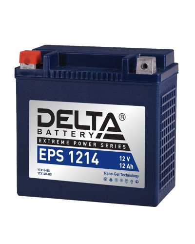 Delta EPS 1214. Аккумулятор герметичный свинцово-кислотный стартерный. Delta в Сочи