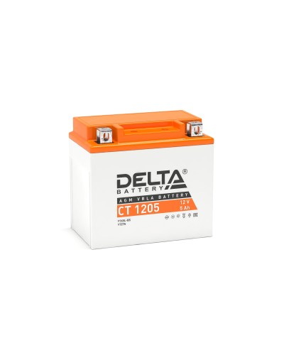 Delta CT 1205. Аккумулятор герметичный свинцово-кислотный стартерный. Delta в Сочи