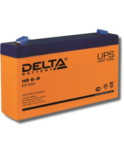 Delta HR 6-9. Аккумулятор герметичный свинцово-кислотный. Delta в Сочи