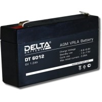 Delta DT 6012. Аккумулятор герметичный свинцово-кислотный. Delta