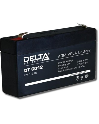 Delta DT 6012. Аккумулятор герметичный свинцово-кислотный. Delta в Сочи