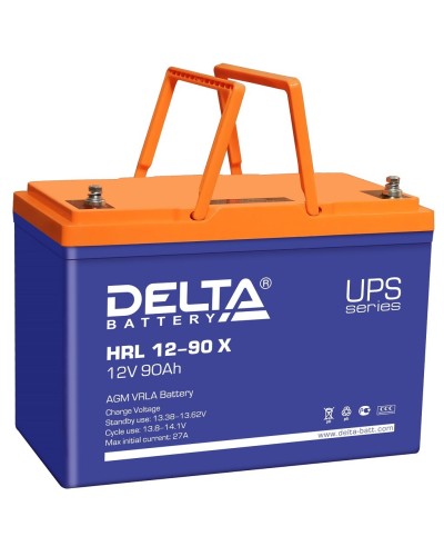 Delta HRL 12-90 X. Аккумулятор герметичный свинцово-кислотный. Delta в Сочи