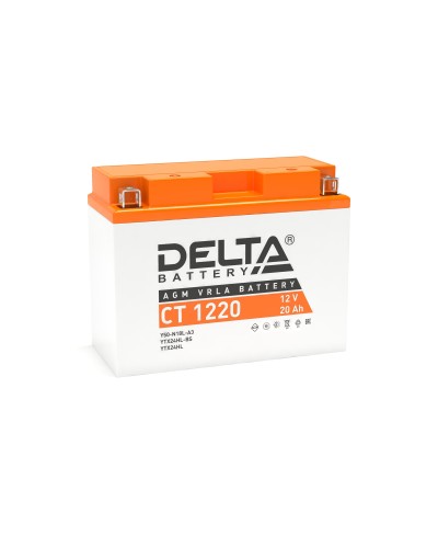 Delta CT 1220. Аккумулятор герметичный свинцово-кислотный стартерный. Delta в Сочи