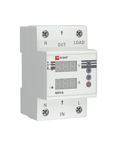 MRVA 40A PROxima (MRVA-40A). Реле напряжения и тока с дисплеем. EKF в Сочи