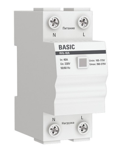 RVb-40A Basic (rvb-40a). Реле напряжения. EKF в Сочи