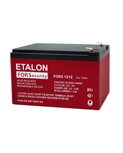ETALON FORS 1212. Аккумулятор герметичный свинцово-кислотный. ETALON в Сочи