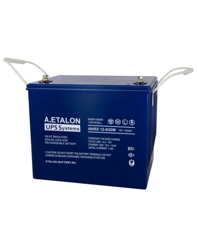 A.ETALON AHRX 12-630W (140). Аккумулятор герметичный свинцово-кислотный. ETALON в Сочи