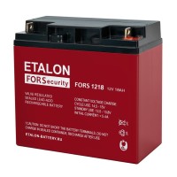 ETALON FORS 1218. Аккумулятор герметичный свинцово-кислотный. ETALON