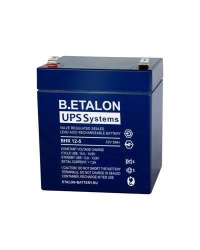 B.ETALON BHR 12-5. Аккумулятор герметичный свинцово-кислотный. ETALON в Сочи