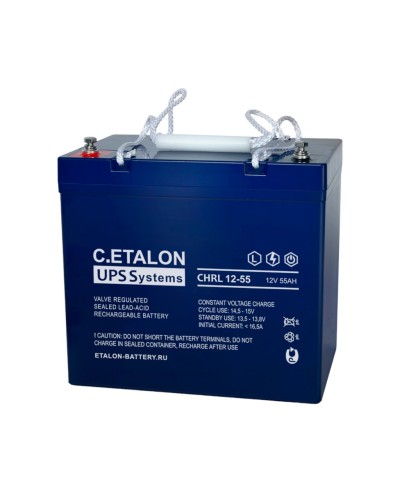 C.ETALON CHRL 12-55. Аккумулятор герметичный свинцово-кислотный. ETALON в Сочи