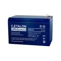 C.ETALON CHR 6-7. Аккумулятор герметичный свинцово-кислотный. ETALON